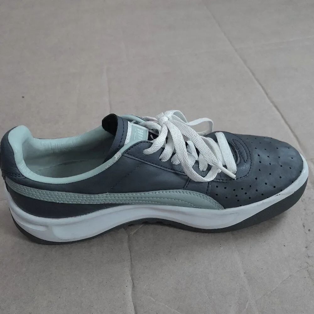 Puma GV Special Women's Sneakers Athletic Shoes Tennis Gray Green Retro 8 Size 6